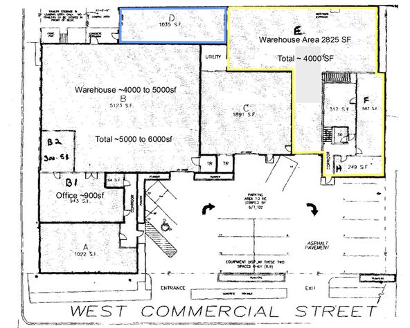 Office/Warehouse Suite E,F,G,H & D